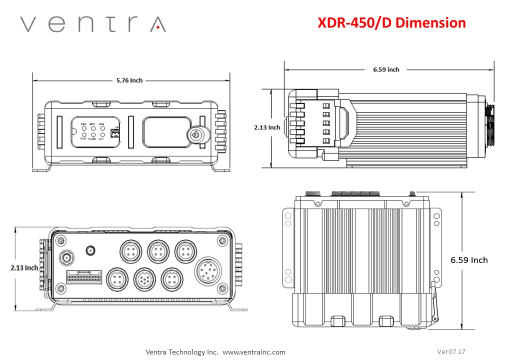 XDR-450D-Dimension