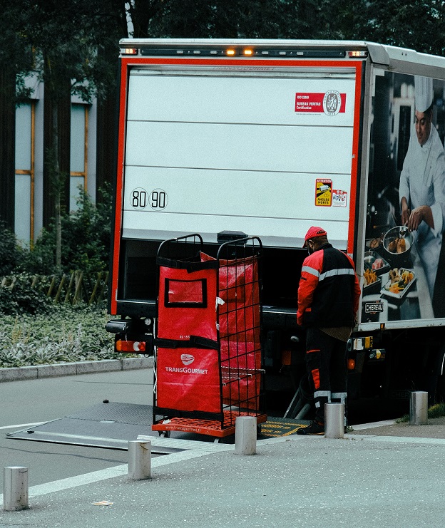 Delivery truck small