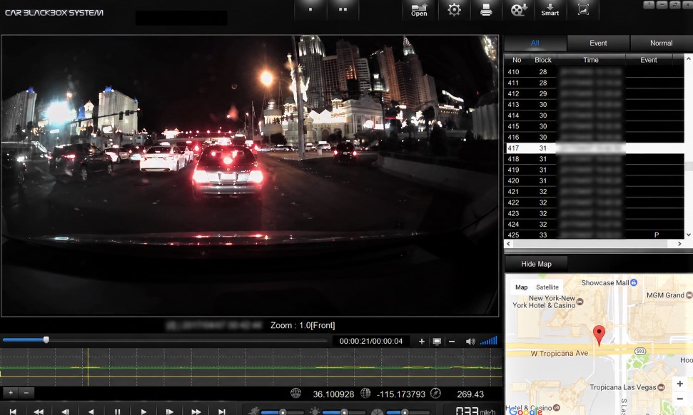 VDR600 software nighttime